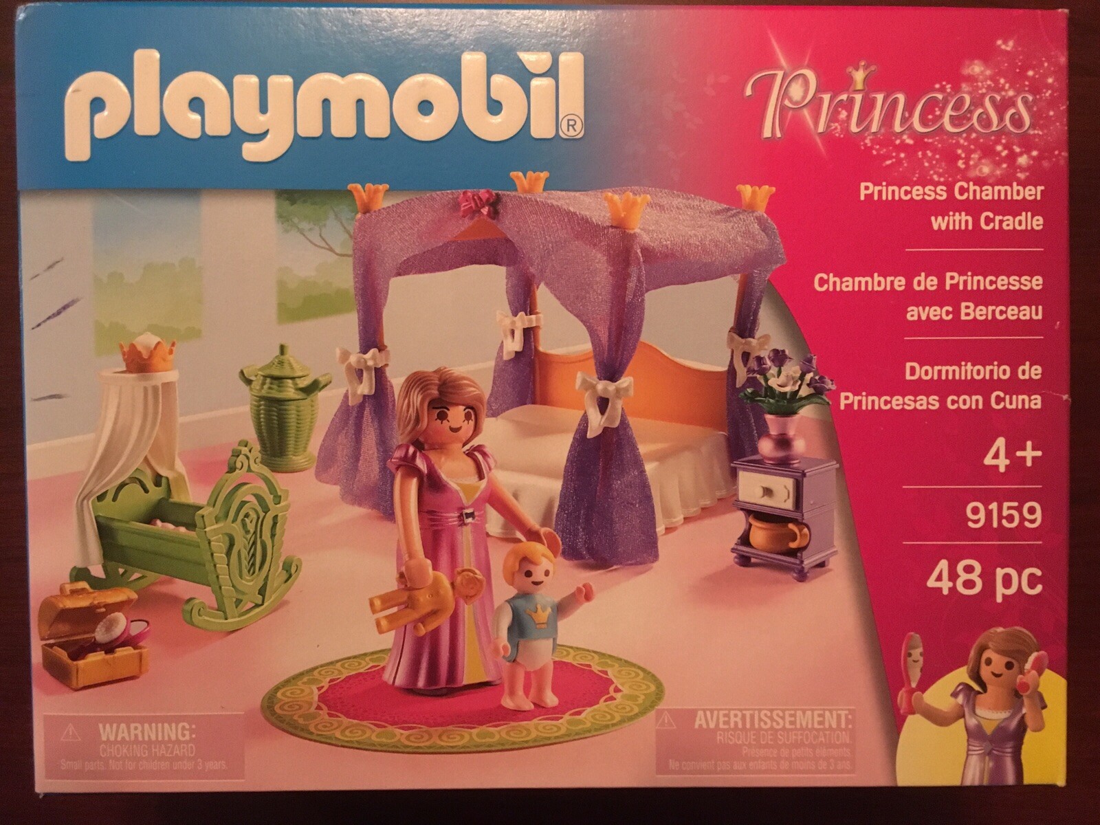 playmobil princess chamber with cradle