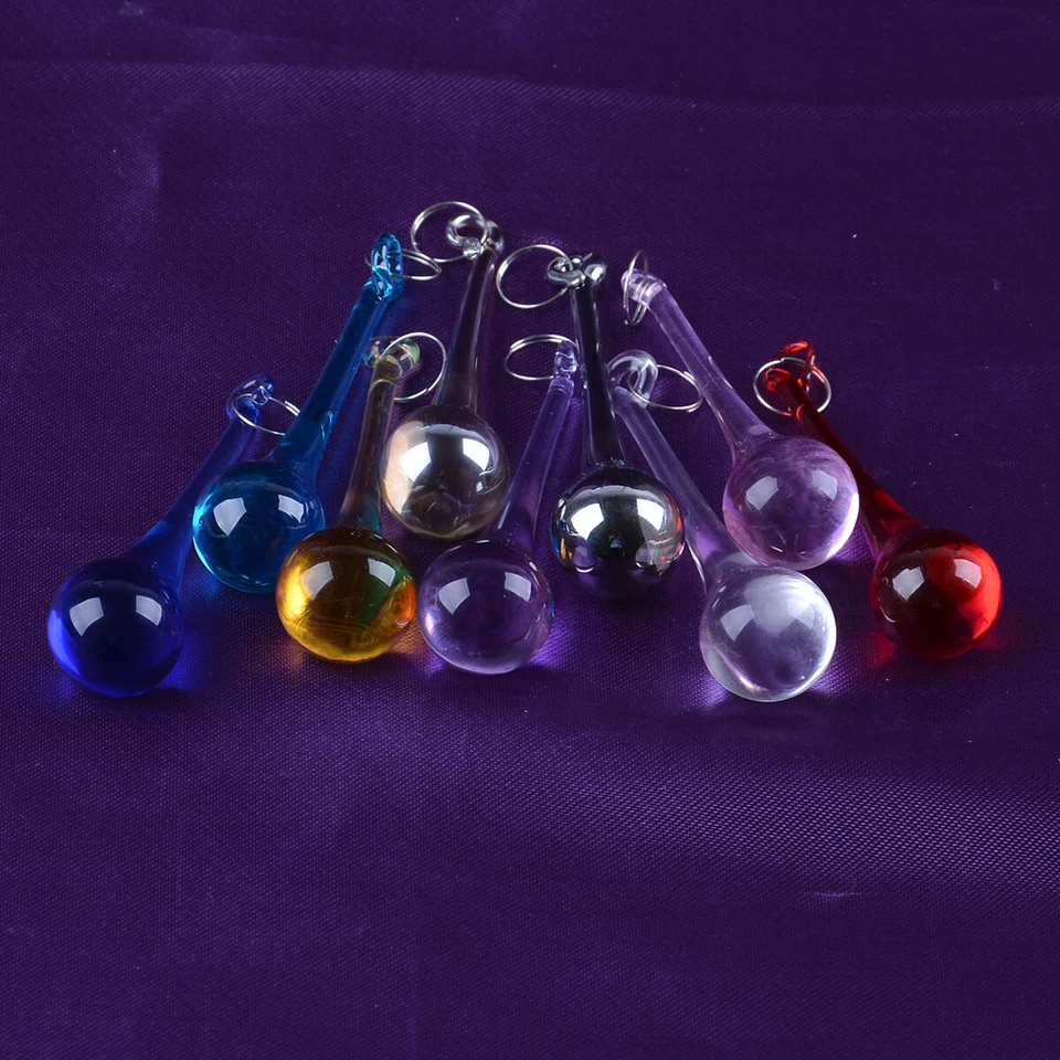 Люстра LONGWIN 20 шт. цветной хрусталь капля дождя призма подвесной кулон деталь сделай сам - Изображение 4 из 4