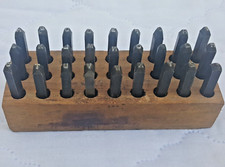 A-Z Steel Alphabet Stamps Craft Tools Young's 1/8" Made In USA