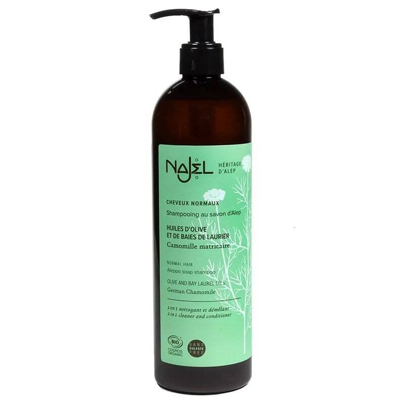 Aleppo Shampoo Balsamo Organico Capelli Normali 2 in 1 Olio Oliva Camomilla