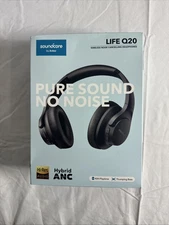 Soundcore Life Q20 Active Noise Cancelling Wireless Headphones, Anker Hybrid ANC