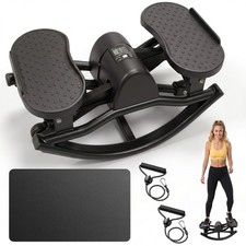 Foldable Stepper Machine for Home Cardio, Wai...