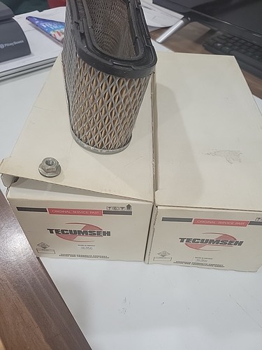 NOS Genuine 36356 Tecumseh Air Filter Carburetor Intake Cleaner Cartridge 36356X - Picture 3 of 3