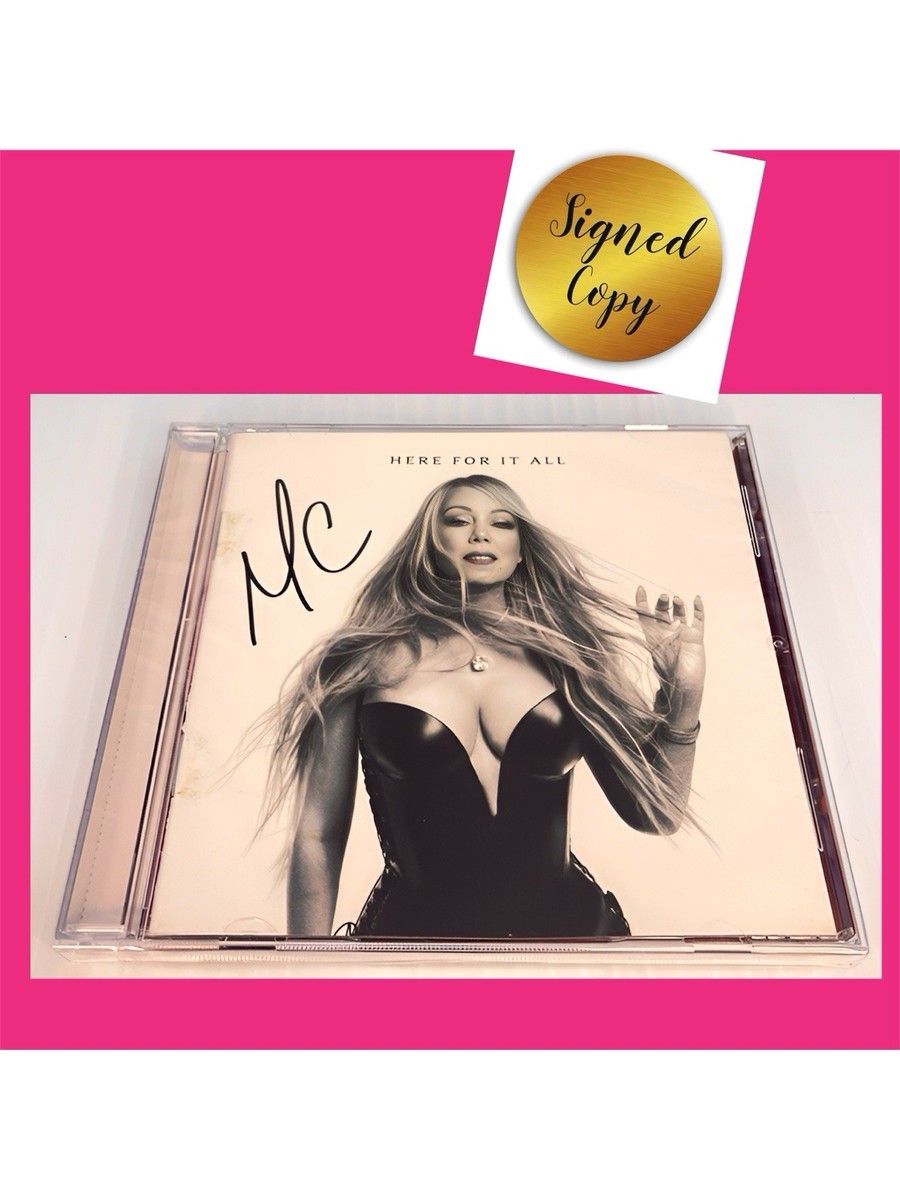 Mariah Carey CD 10枚セット Mariah Carey – Here For It All – SIGNED CD – D2C Exclusive