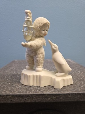 Dept 56 Snowbabies ''Baby It's Cold Outside'' Baby & Penguin Figurine GUC, No Box