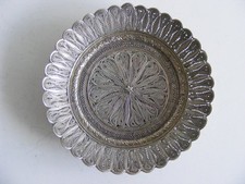 ANTIQUE INDIAN SILVER FILIGREE DISH