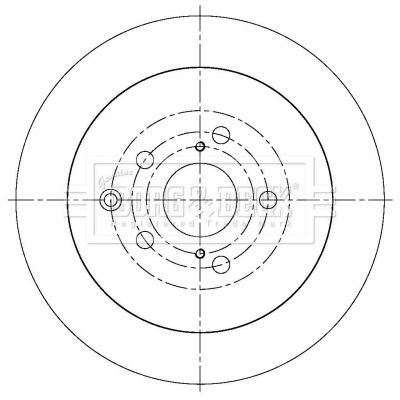 BORG & BECK BBD5370 Brake Disc 309mm Outer Diameter Vented Braking System