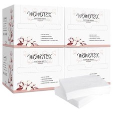 100 Cotton Disposable Face Towels 200 Count 10 x 12 Inch