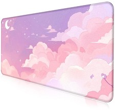 Pink Clouds Non-Slip Rubber Mouse Pad Desk Ma...