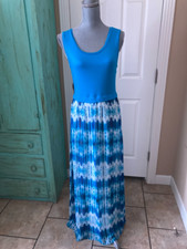 CALVIN KLEIN, WOMENS, SLEEVELESS, STRETCHY, LINED, MAXI DRESS, SMALL