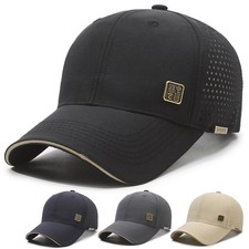 Adjustable Unisex Trendy Mesh Breathable Baseball Cap Outdoor Leisure SunHat New