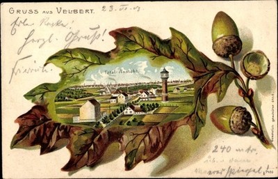 Oak Leaf Litho Velbert in North Rhine-Westphalia, Panorama,... - 10255861