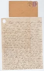 CIVIL WAR LETTER - 28th Wisconsin Vols - Gives Report from Little Rock, Arkansas