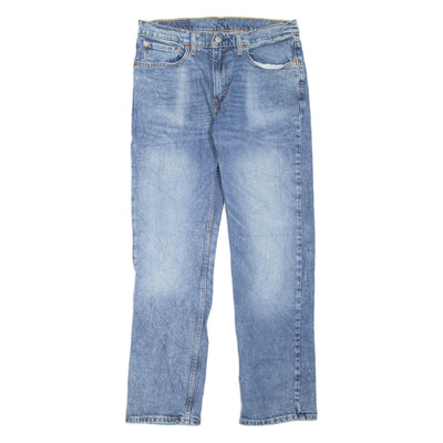 LEVI'S 514 Jeans Herren Blau Slim Straight Stone Wash W31 L30