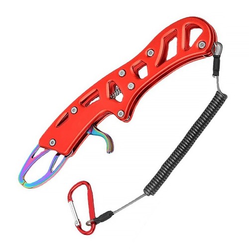 CASTSTRIKE Fish Gripper, Fish Grabber with Spring Anti-Lost Rope, Aluminum Alloy - Picture 9 of 16