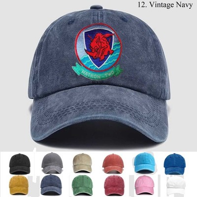 Custom Embroidered Hat Us Naval Heavy Attack Squadron Hatron Two Ron, Gift Idea