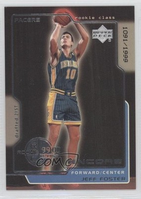 1999-00 Upper Deck Encore Rookie Class 1091/1999 Jeff Foster #110 Rookie RC 0c2