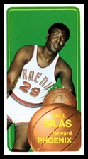 1970-71 Topps Paul Silas #69 Phoenix Suns HIGH GRADE NO CREASES BEAUTY!!
