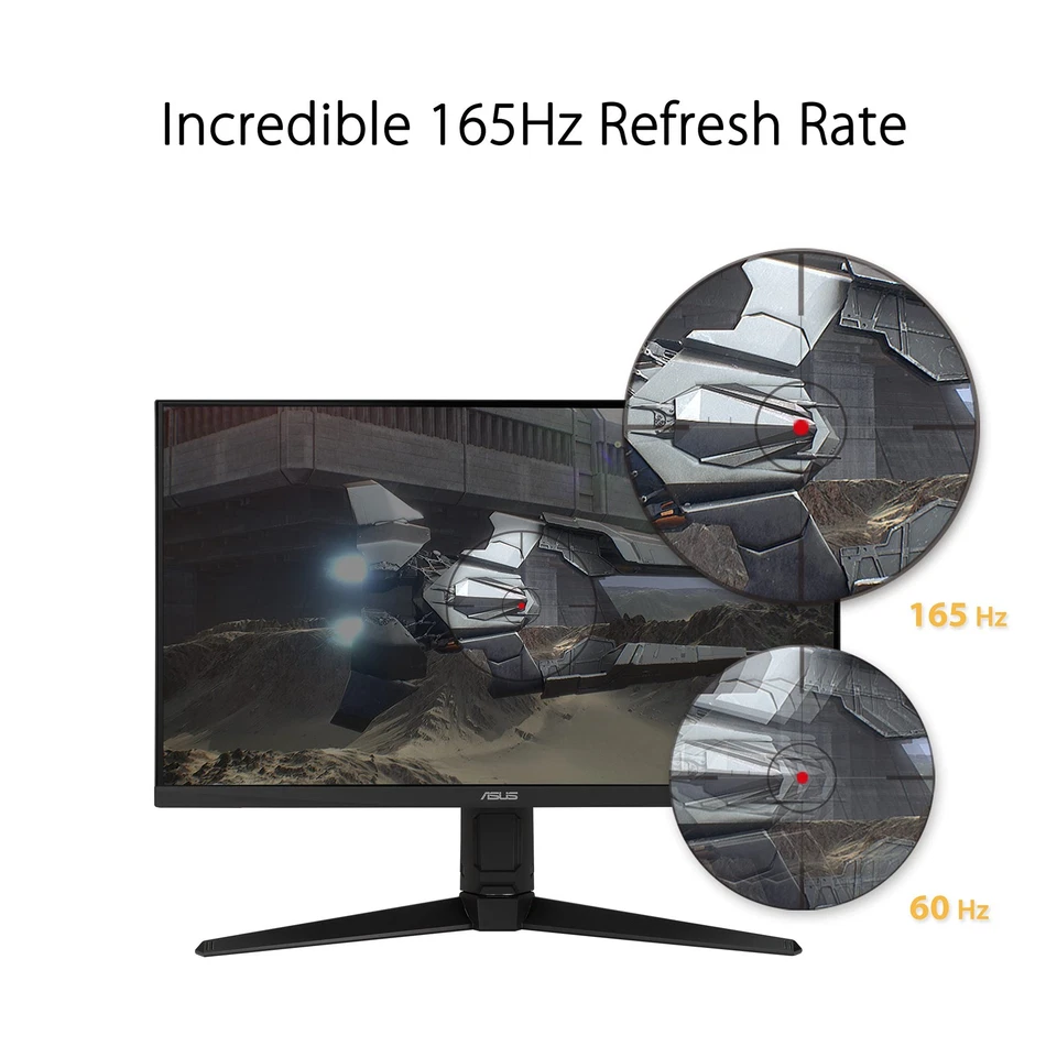 ASUS TUF Gaming Monitor 23.8 inch Full HD 165Hz 1ms Response Rate FreeSync - Image 3 of 4