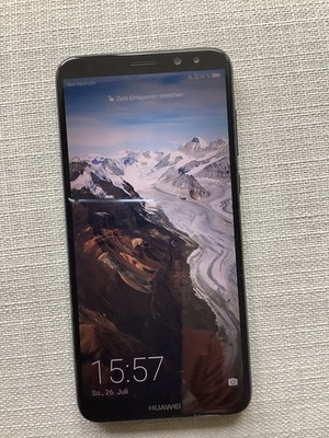 Huawei Mate 10 Lite 64GB Schwarz, Android 8, mit Mangel