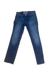 Women  s Wrangler Straight Leg Dark Denim Jeans Size 11/12