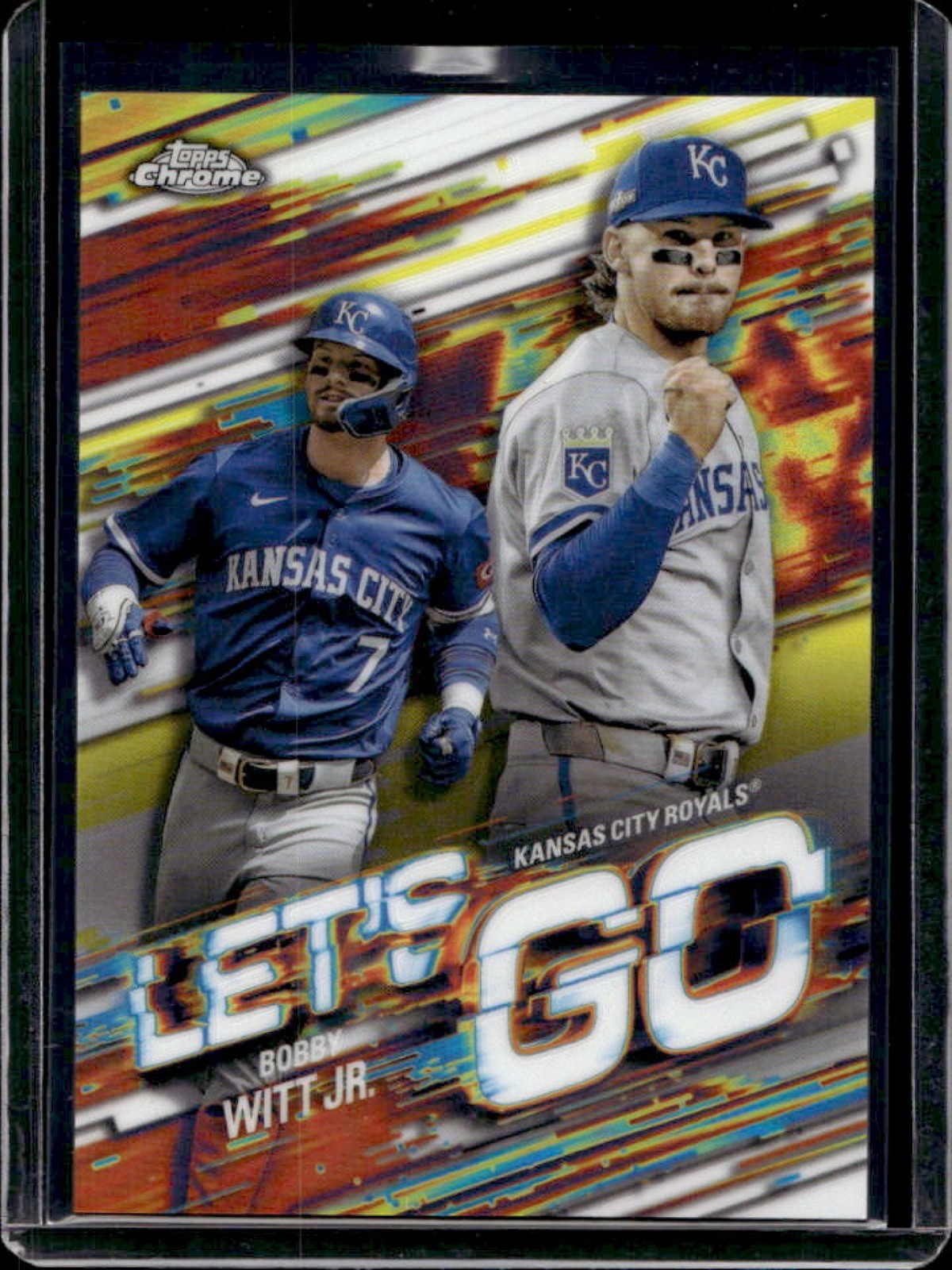 2025 Topps Chrome Bobby Witt Jr. Let's Go SP #LGC-12 Royals