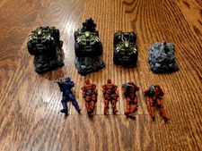 Halo 4 S1 Series UNSC Mongoose Spartan Soldier Spartan Warriors Jada 2012