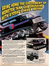 Kyosho Heavy Metal Monster Tank Print  Ad Wal...
