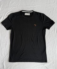 Abercrombie  Fitch Soft A F - T Shirt Mens Size Small Logo Moose Embroidered