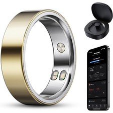 Smart Ring for Women/Men, Fitness Tracker Ring with Call  Alarm Vibration, Hear
