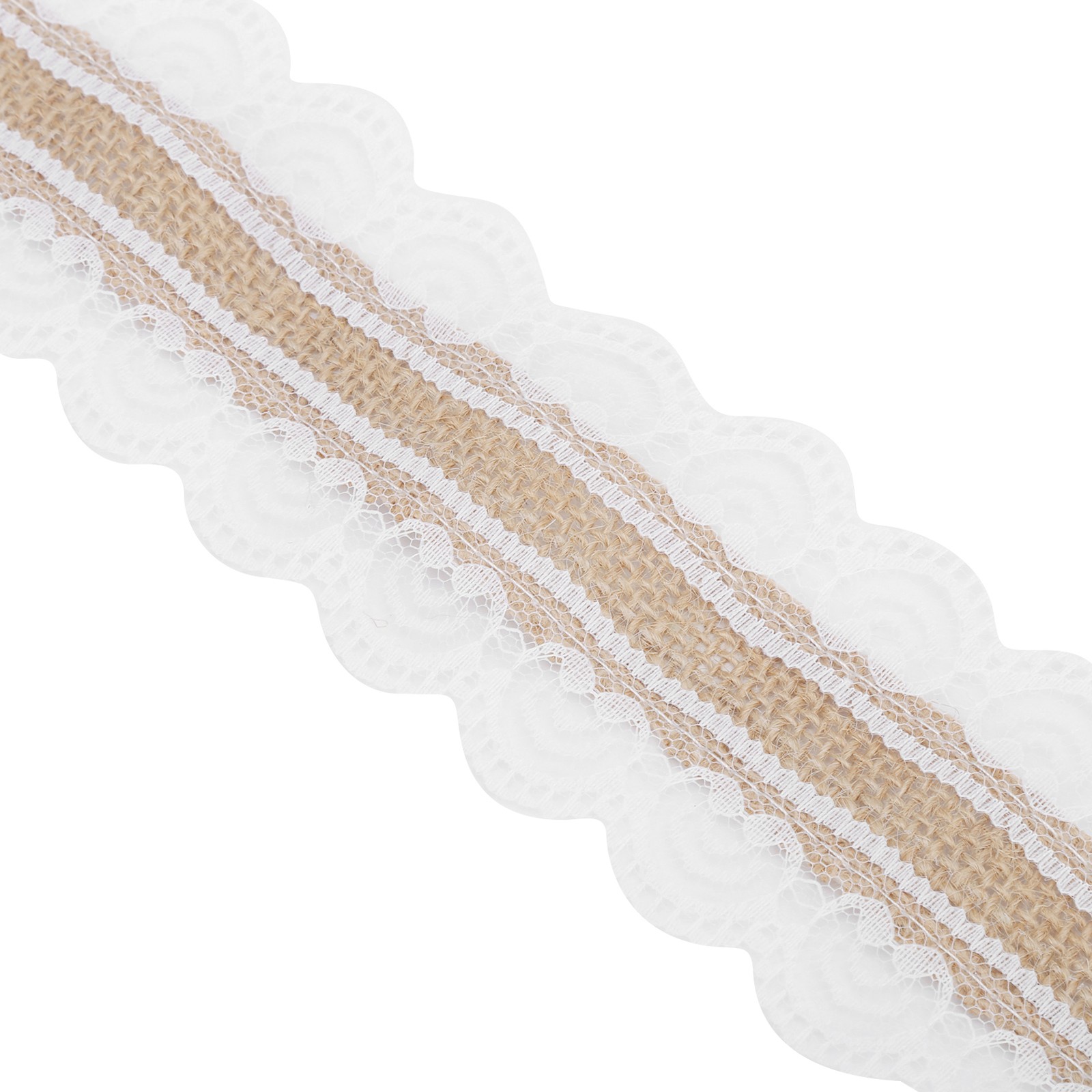 Burlap Ribbon 5.5yd DIY Diverse Styles Lace Burlap Roll For Wedding Party Gift