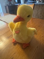 Steiff Brand Duck Friedericke with Ear Button/Tag Made In Germany Plush Toy
