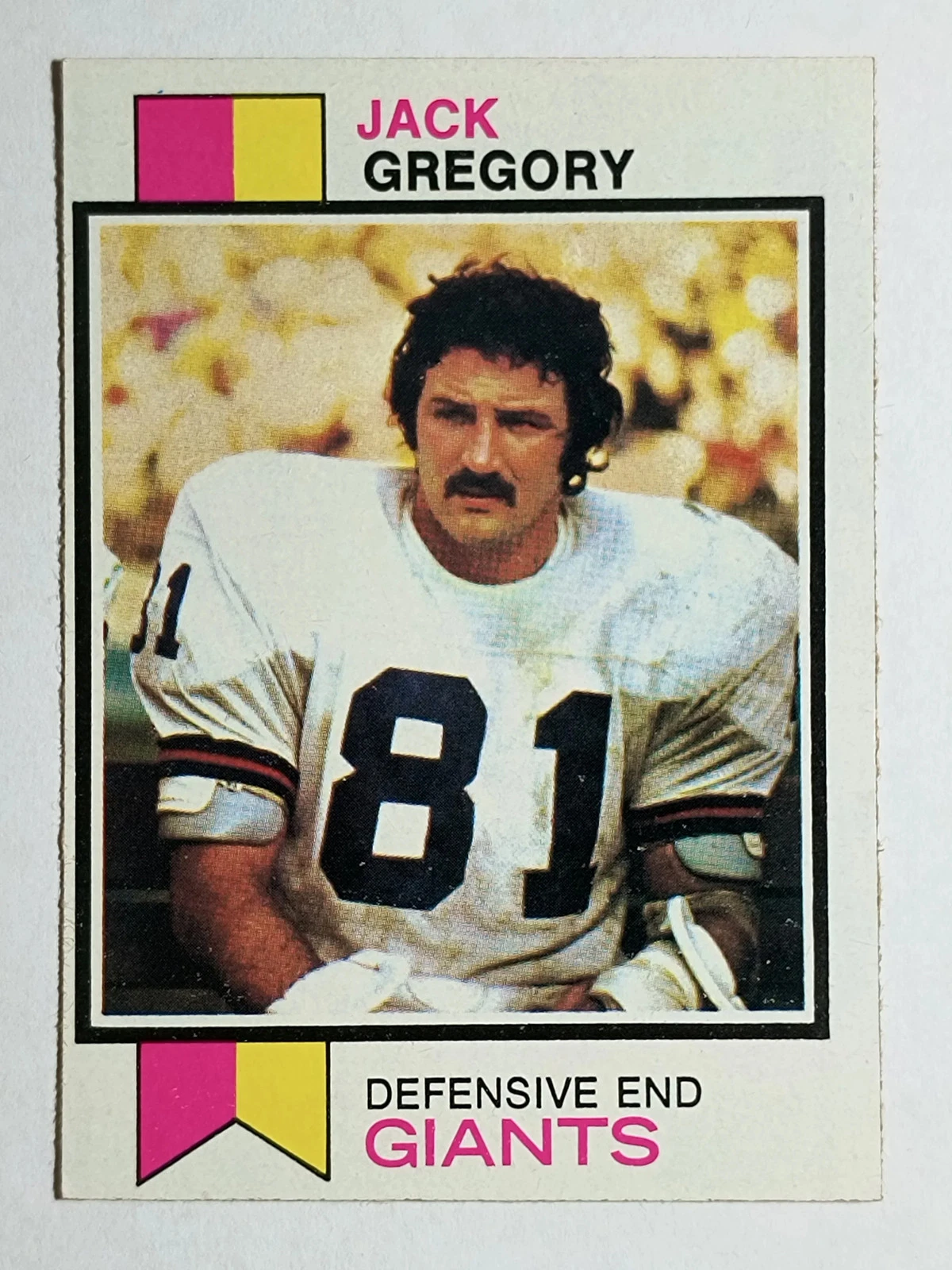 1973 Topps #490 Jack Gregory RC (EX)
