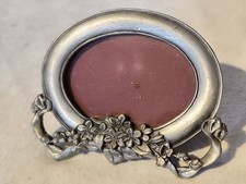 Aus einer Aufl&ouml;sung: toller alter kleiner Pewter Etain Zinn Canada Bilderrahmen