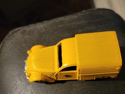 RARE DINKY FRANCE 560 'CITROEN 2CV YELLOW POSTAL VAN SUPERB