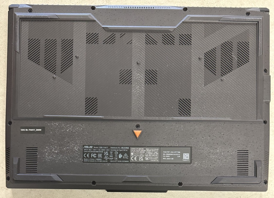 Asus TUF Gaming A16 FA617NT 16" FHD+ Ryzen 7 7735HS 16GB RAM 512GB SSD RX 7700S