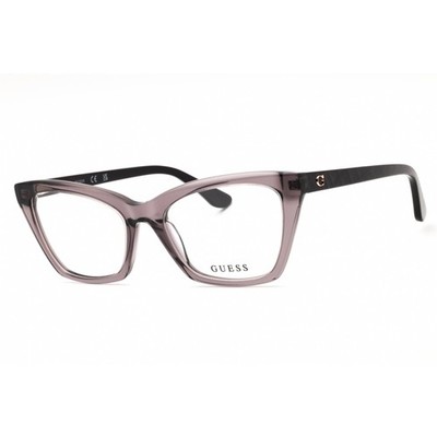 Guess Women's Eyeglasses Shiny Violet Acetate Cat Eye Full Rim Frame GU50261 081