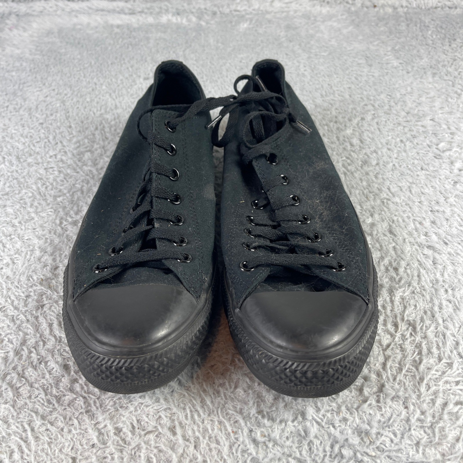 Converse Chuck Taylor All Star Low Top Black Monochrome Sneakers M5039 Mens 12