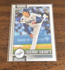 YOSHINOBU YAMAMOTO 2026 TOPPS CARD LOS ANGELES DODGERS 