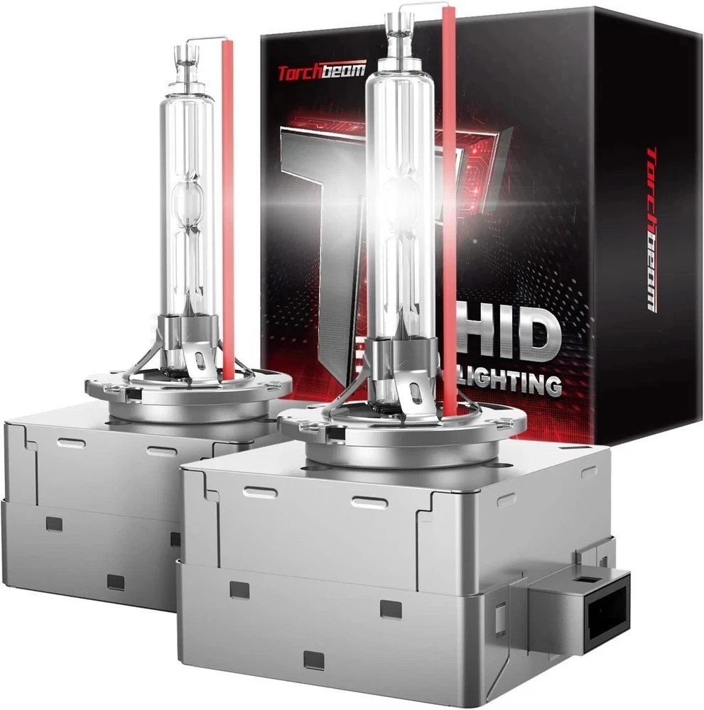 Torchbeam D1S D1R HID Headlight Bulbs, 400% Brightness, 6000K Diamond White