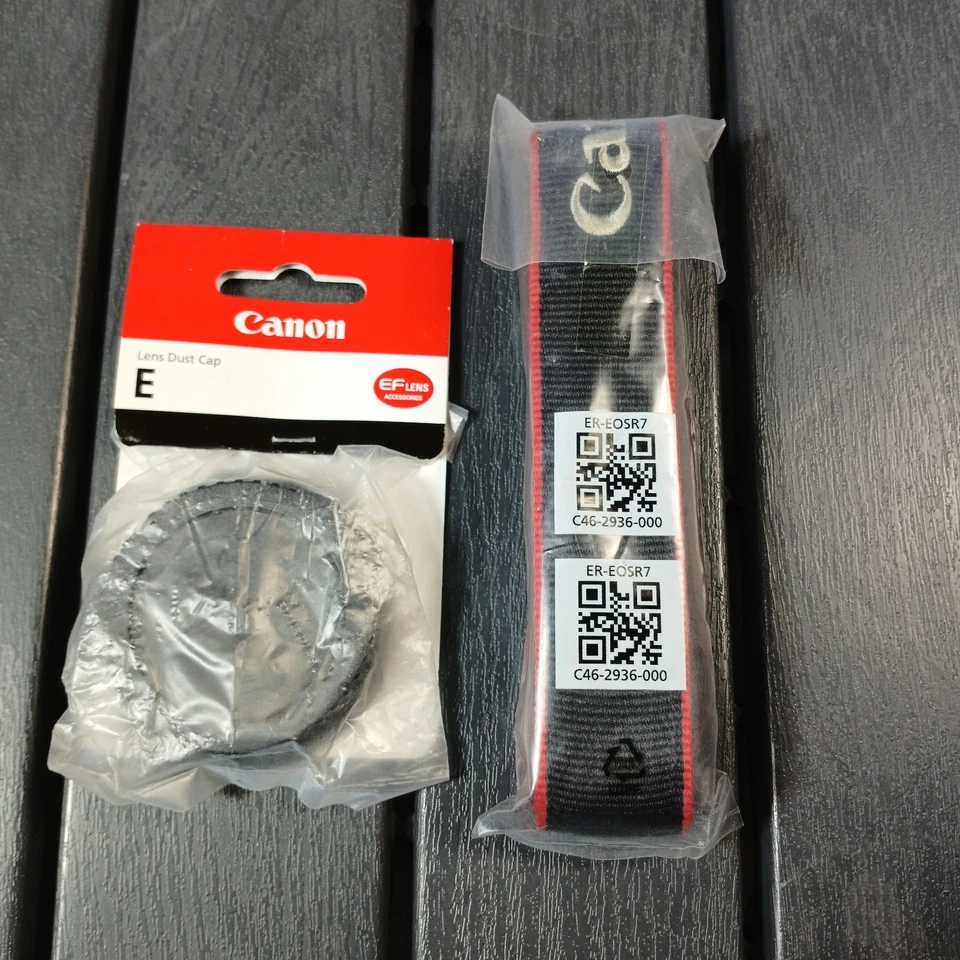 Canon EF Rear Lens Cap E for Canon EOS DSLR R7 + Strap,Genuine, Made in Japan ZA - Image 2 of 3