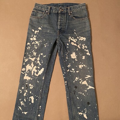 Helmut Lang pinter denim ペンキデニム Helmut Lang re-edition paint splatter denim jeans | eBay