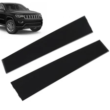 Rear Door B Pillar Window Trim Applique Fit For 11-21 Grand Cherokee LH &RH Side