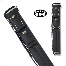 InStroke ISC35 Cowboy 3x5 Leather Pool Cue Case - Black