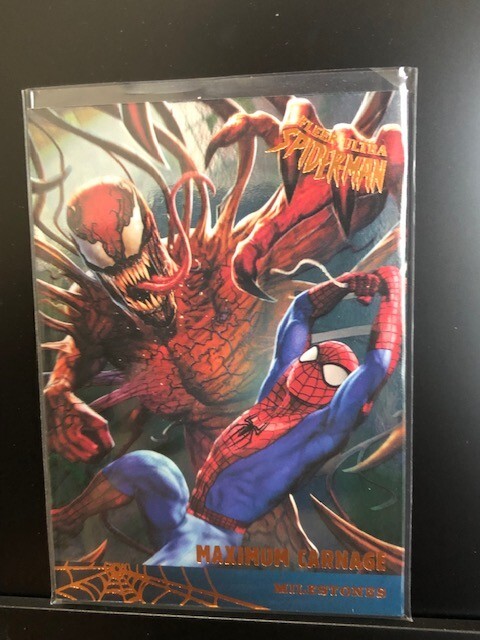 2017 Fleer Ultra Spider-Man Milestones SILVER FOIL M07 M7 CARNAGE