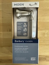 Moen Banbury Spot Resist Brushed Nickel Pivoting Toilet Paper Holder Y2608BN