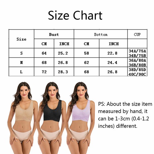 US Women Damping Sports Bra Ultimate Padded Impact Racerback Fitness Vest Yoga - Picture 129 of 156