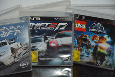3 x PS3 Spiele - Need for Speed Shift 1 + 2 & Lego Jurassic World - USK 6