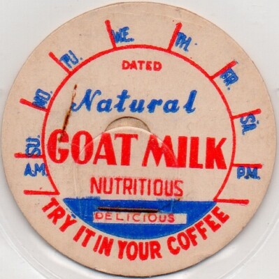 Milk Bottle Cap - Natural Goat Milk - generic - TRY IT IN YOUR COFFEE