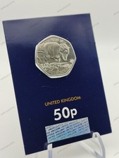 2024 ROYAL MINT 50p DINOSAUR T- REX 50p COIN TYRANNOSAURUS REX FIFTY PENCE BUNC